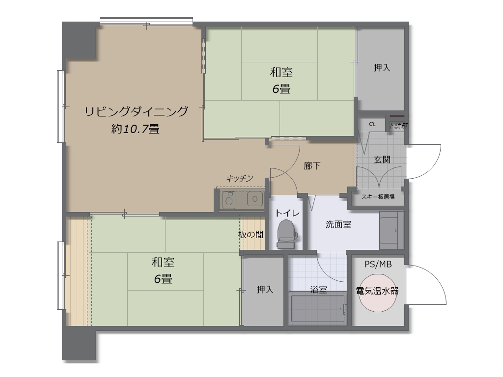 エンゼルリゾート湯沢 5F 2LDK