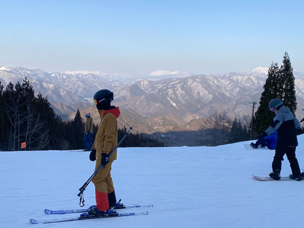 仕事のあとに少しだけノルン水上スキー場へ。水上という場所の心地よさ