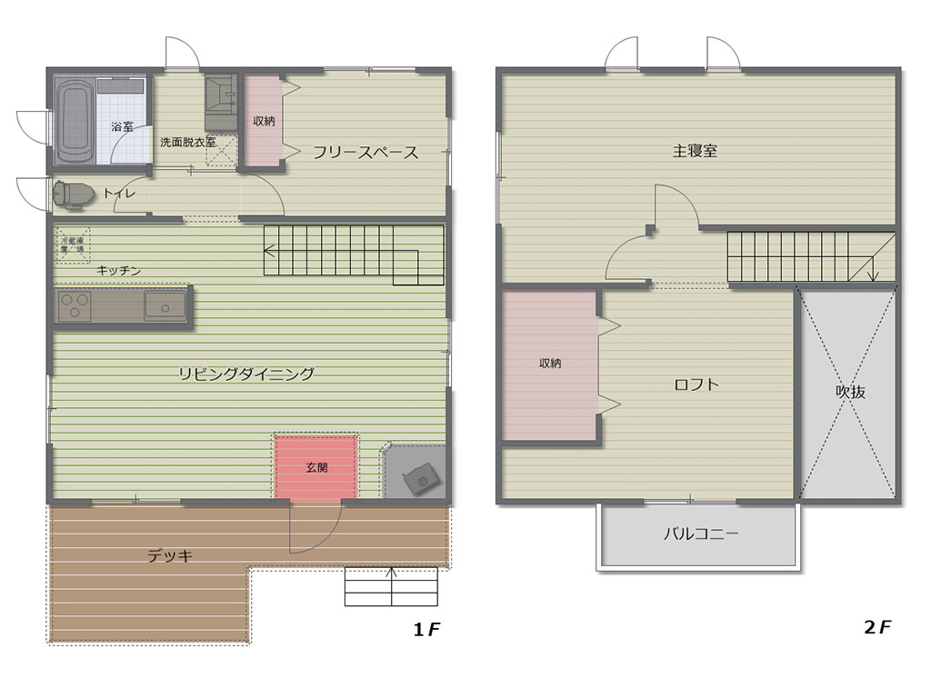 長岡市下々条町 BESSのログハウス