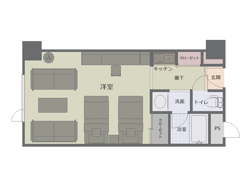 ANAホリディ・インリゾート安比高原温泉2（安比グランドアネックス2） 4階 1R